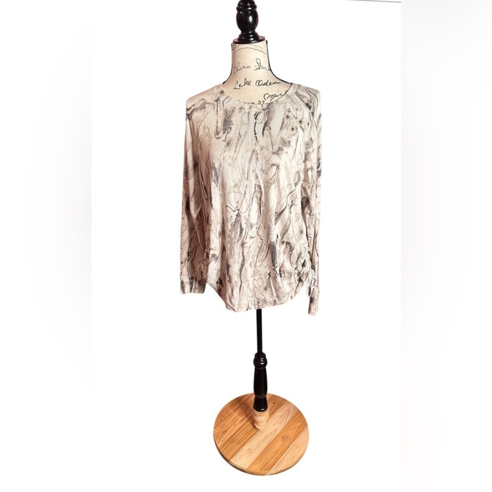 Simply Vera Vera Wang Abstract Print Top